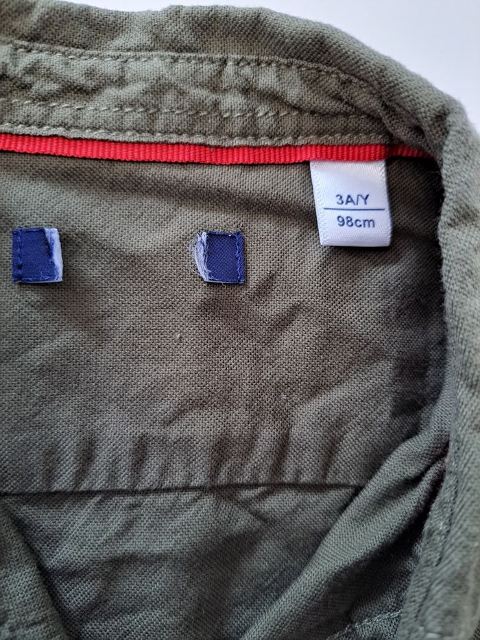 Chemise kaki ML garçon 3 ans comme neuve - photo numéro 6