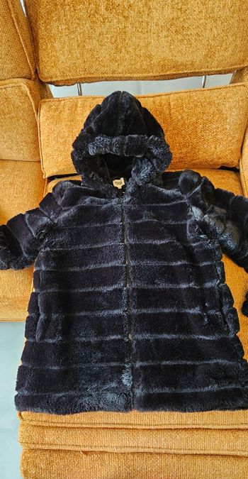 Manteau fausse fourrure grain de malice taille 44