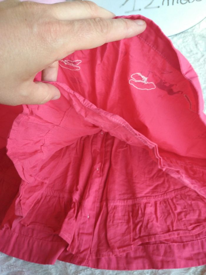 Ensemble (robe + boomer culotte) Fille 12 mois animaux savane éléphant Sergent major - photo numéro 14