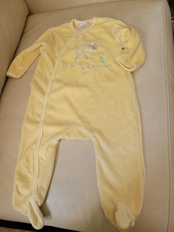 Pyjama velours kitchoun 1 an