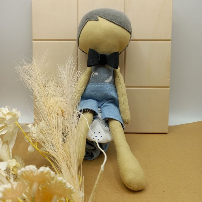 Doudou Bio  Garçon – Crée et Dessine Tes Émotions - Poupée Éducative - photo numéro 3