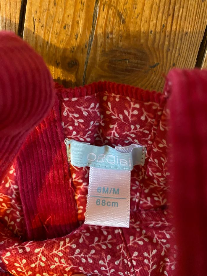 Robe velour 6 mois - photo numéro 3