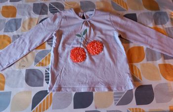Tee-shirt avec cerises gemo 3 ans