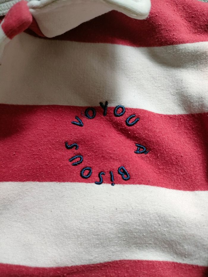 Sweet polo garçon 2 ans rouge et blanc - photo numéro 3