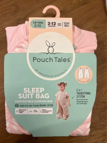 (New) sleep suit bag 1.0 tog 2-12m