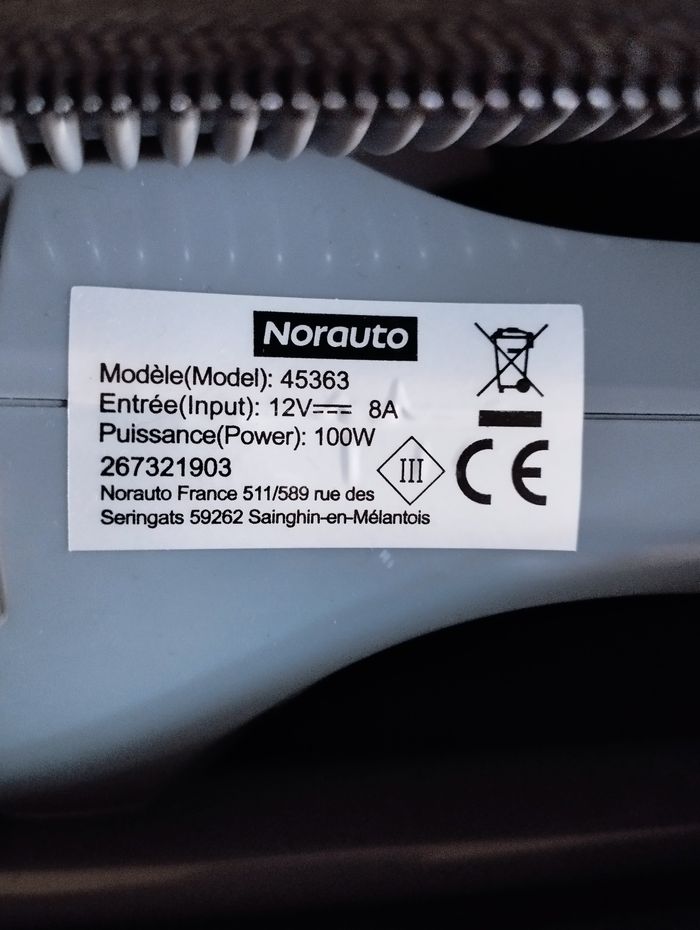 Aspirateur de voiture - photo numéro 4