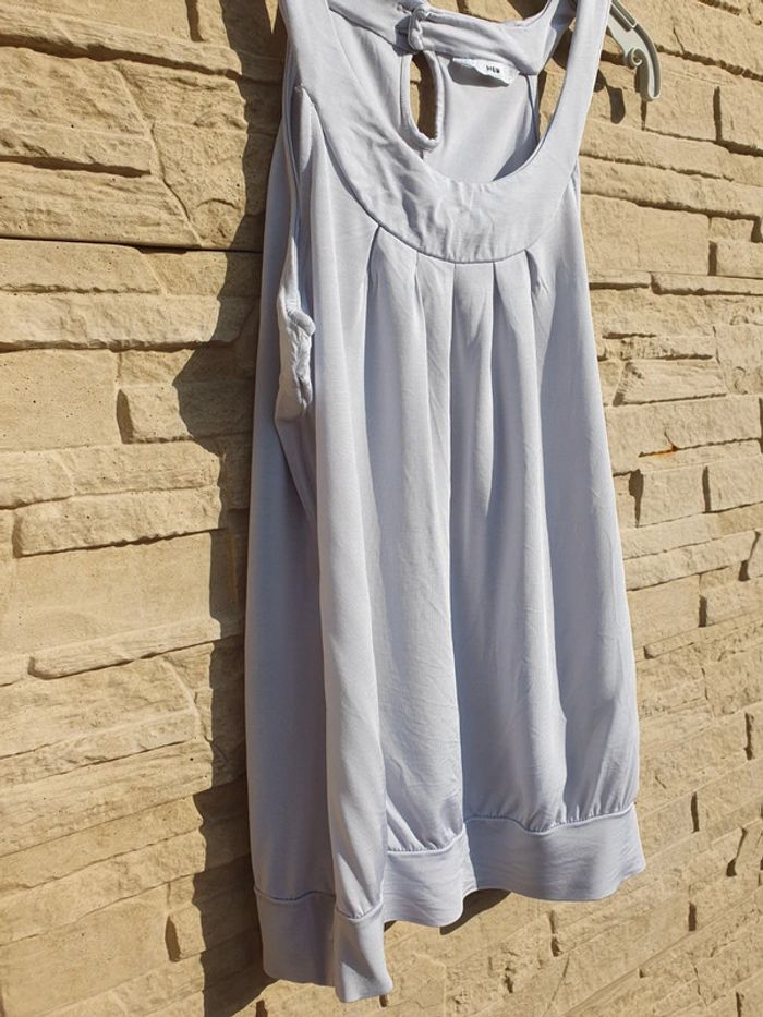 Tee shirt été femme gris H&M taille M - photo numéro 2