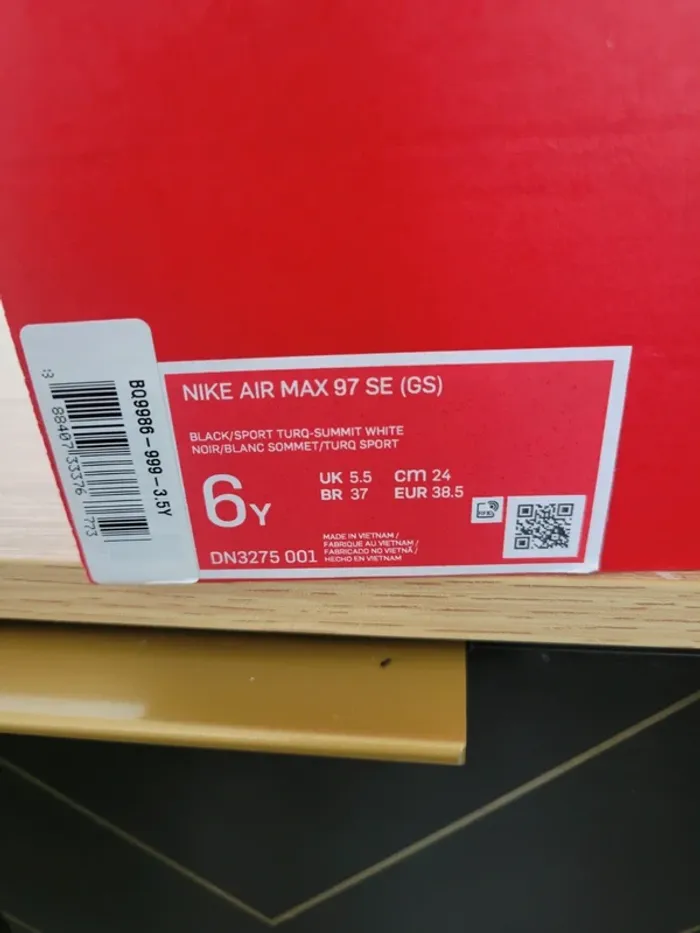 Nike Air Max 97 T38,5 GS 100% Authentique - photo numéro 12