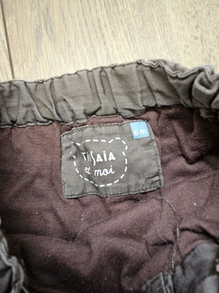 Pantalon marron Tissaia 6 mois - photo numéro 7