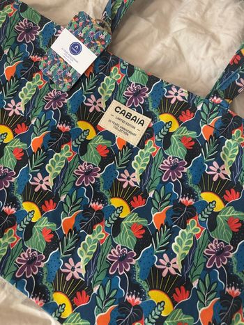 Cabaia Sac tote bag Paraty édition limitée neuf 