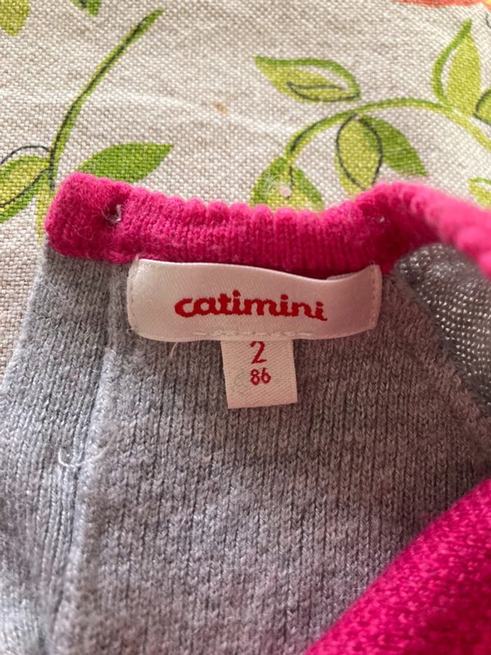 Robe pull catimini taille 2 ans - photo numéro 3