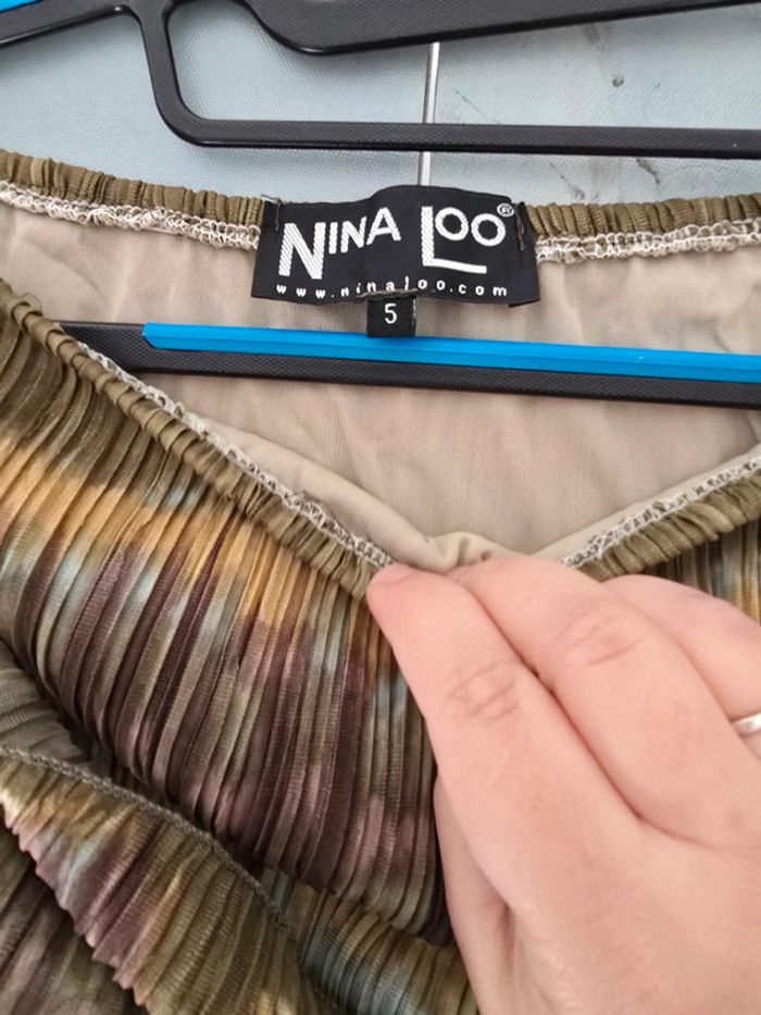 Ensemble jupe et haut stylée kaki taille 5 Nina loo - photo numéro 4