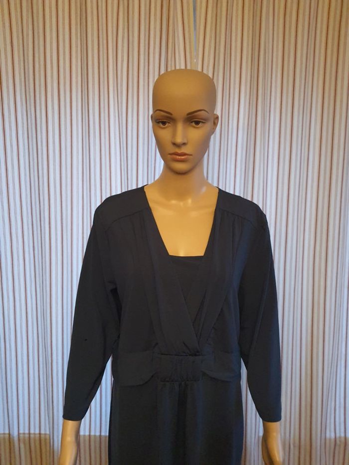 Jolie Robe bleu marine Charles Vögele fr be 46 - photo numéro 3