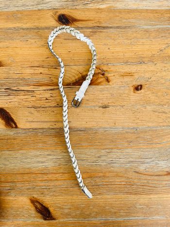 Ceinture filles argentée