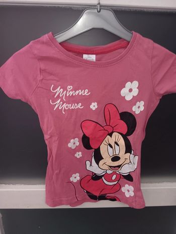 T-shirt minnie 3/4 ans