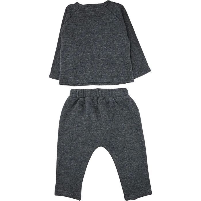 Ensemble Cardigan et Sarouel 24 mois en coton bio - photo numéro 2