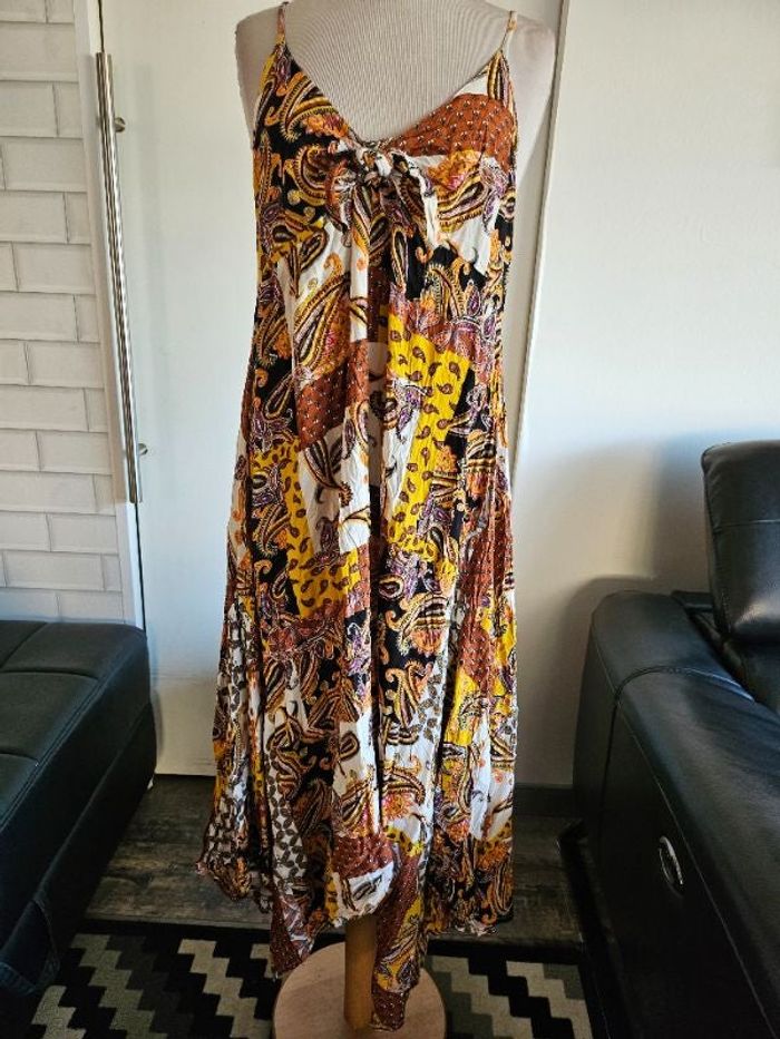 Robe bohème ligne a suivre T 46