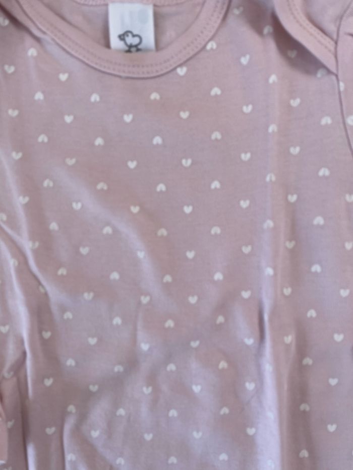 Baby Club Body rose cœur Taille 12/18 mois - photo numéro 3