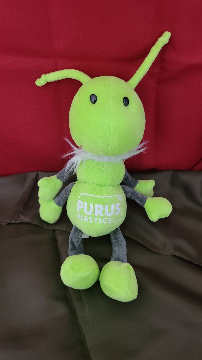 peluche Mascotte fourmi verte - photo numéro 3