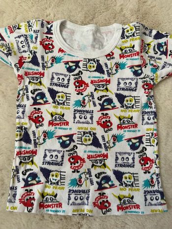 Teeshirt Kiabi 24 mois monstres