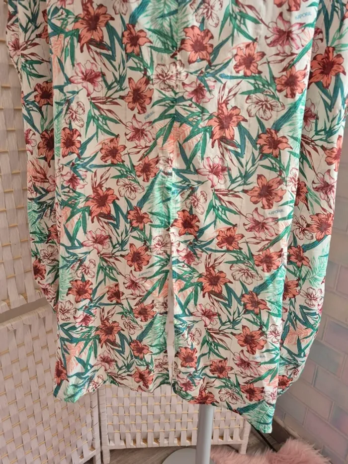 💕Jolie tunique / Kimono fleuri  Kaporal Femme TS /36 - La touche bohème de l'été ! 💕 - photo numéro 10