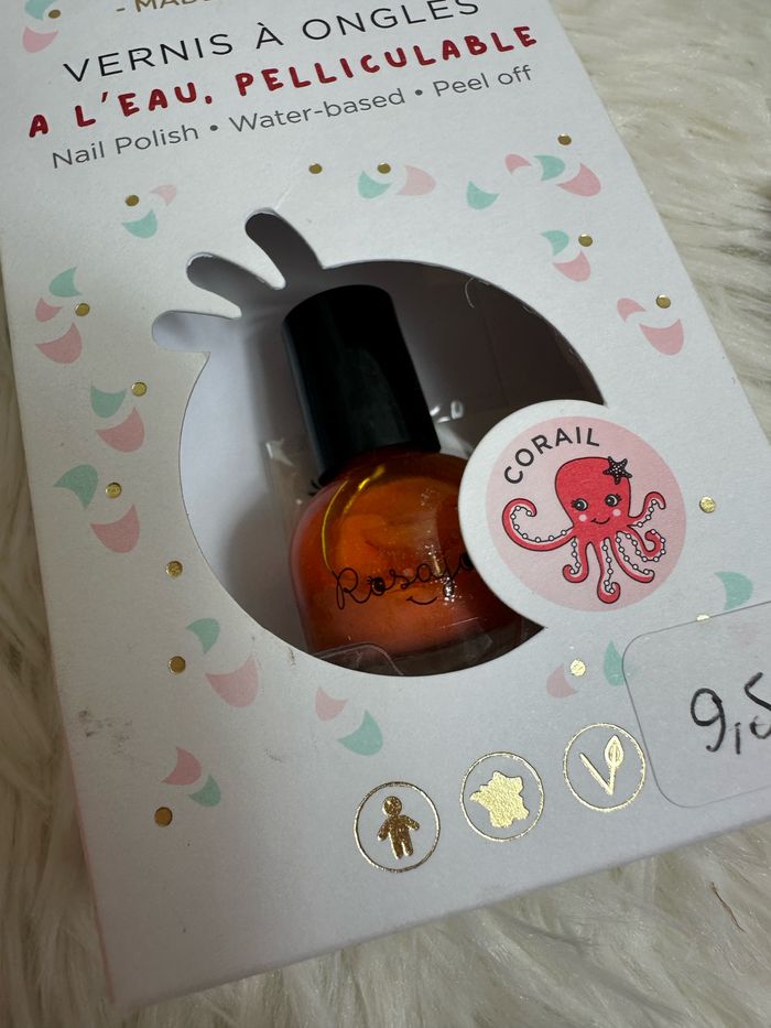 Vernis à l’eau coloris corail  Rosajou - photo numéro 2