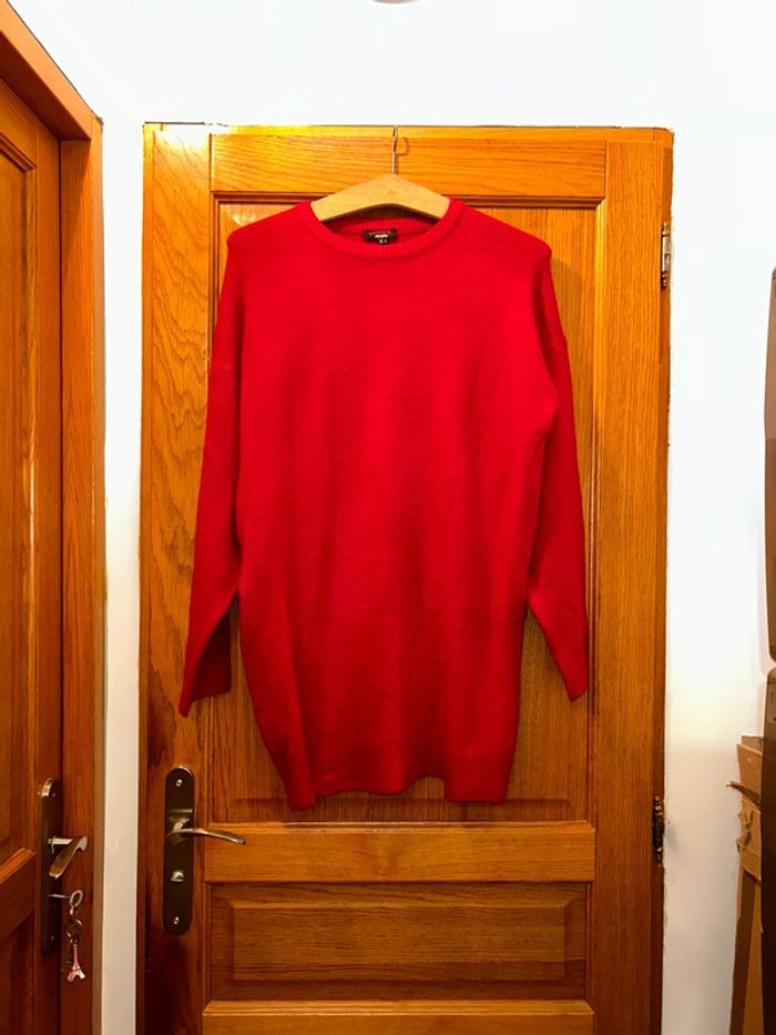 Pull long rouge