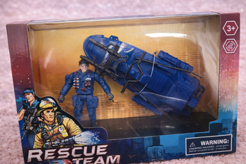 Coffret Rescue Team – Figurine + véhicule intervention