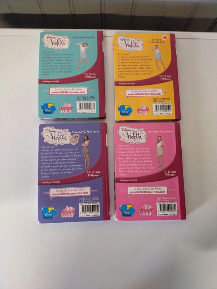 Lot de 4 livres Violetta - photo numéro 2