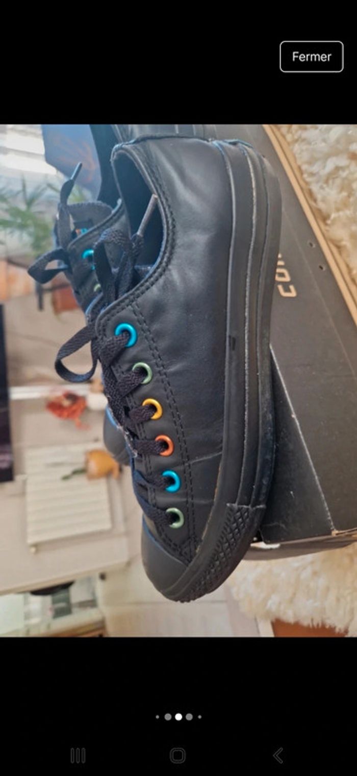 Converse noires 💣 - photo numéro 11