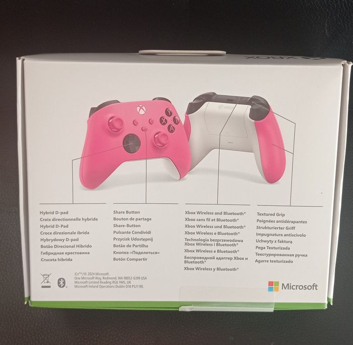 😍 manette Xbox séries deep pink rose compatible one sx pc iOS - photo numéro 5