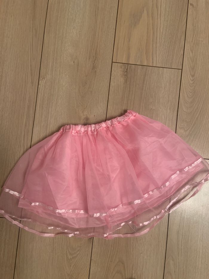 Jupe tutu en tulle rose
