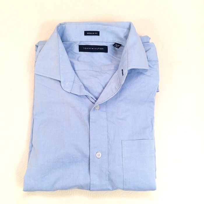Chemise Tommy Hilfiger a Manches Longues Pour Homme Taille M - photo numéro 4
