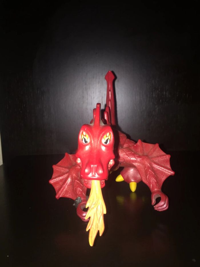 Vintage dragon rouge playmobil - photo numéro 3