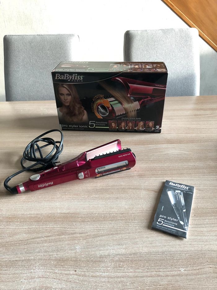 Babyliss rotatif pro styler ionic 5 fonctions