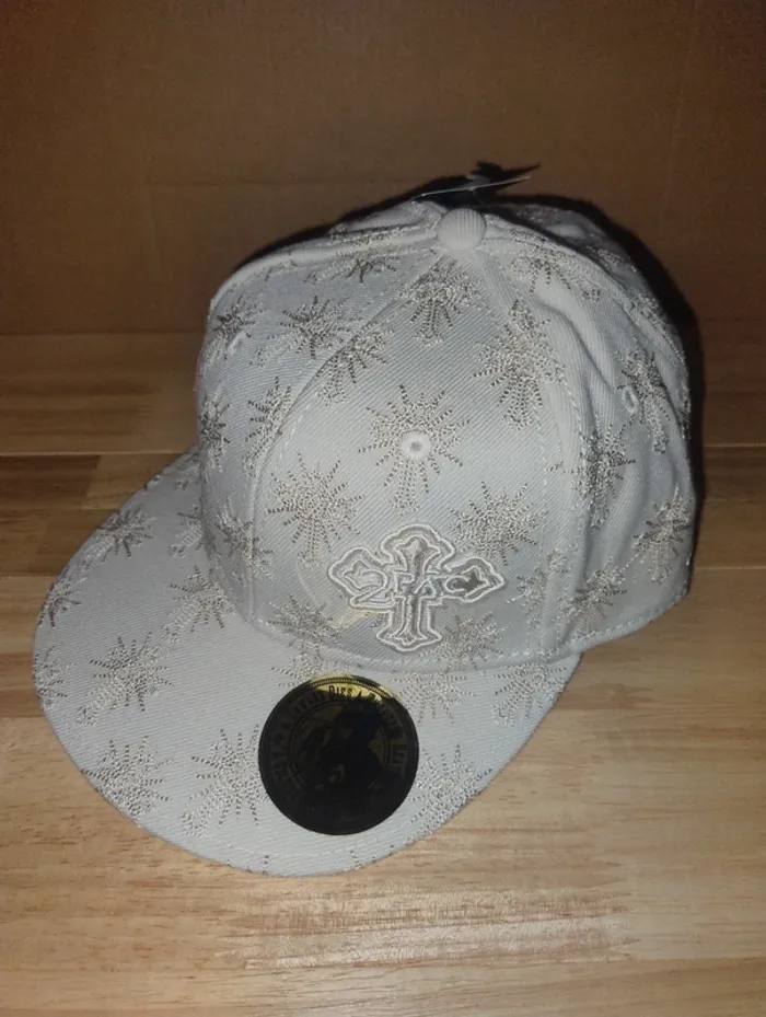Casquette hip-hop Tupac pour femme et homme avec broderie croix, bord plat,
taille L ou 59 cm - photo numéro 3