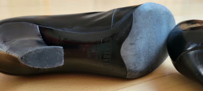 Bottines à talons Fratelli Rossetti cuir verni noir - photo numéro 7