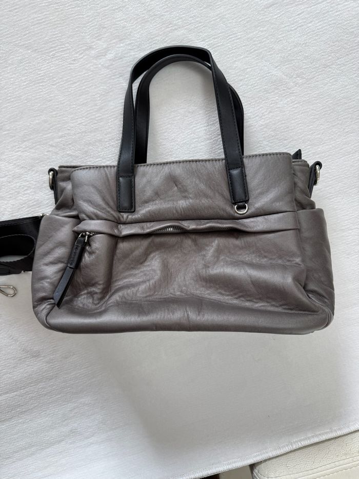 Sac à main Carpisa gris avec bandoulière – Très bon état - photo numéro 3