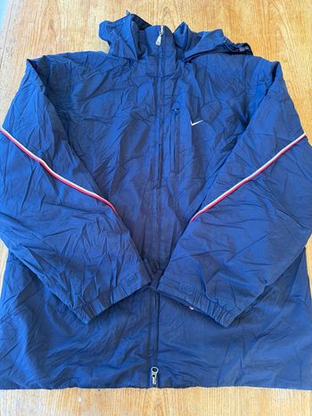 Coupe-vent Nike bleu rétro – Taille L – léger et stylé streetwear année 90
