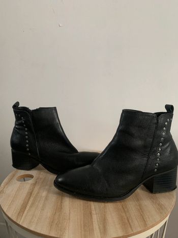 Bottines en cuir