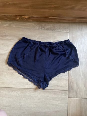Short de pyjama bleu marine