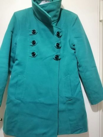 Manteau Renato Bene bleu turquoise. Taille XXL