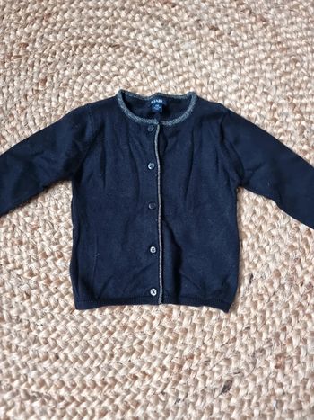 Gilet kiabi noir 6 mois