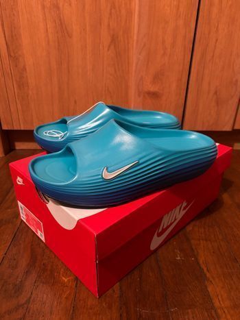 Claquette NIKE REACTX REJUVENS SLIDE Dusty Cactus/Game Royal  taille 44