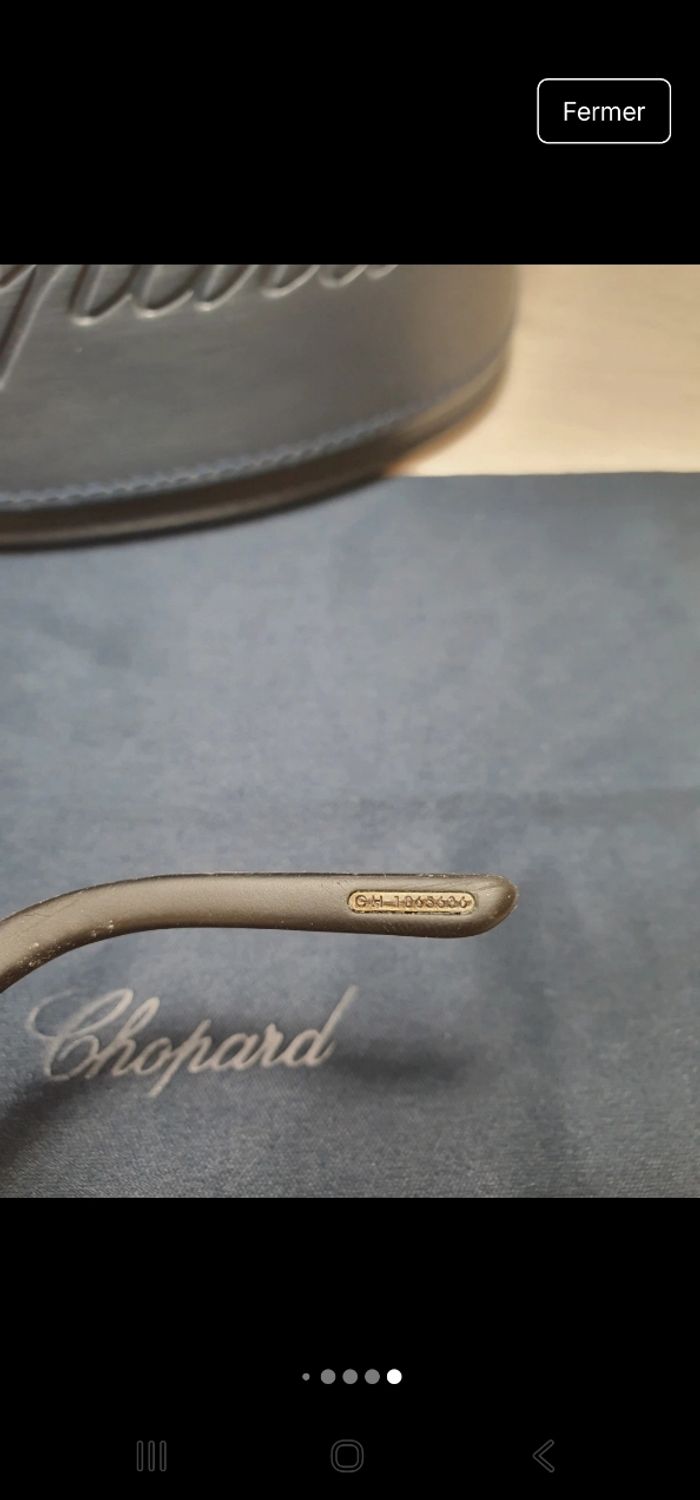 Lunettes de soleil Chopard édition limitée - photo numéro 7