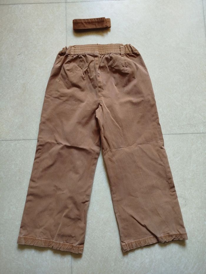 Pantalon large camel - photo numéro 2