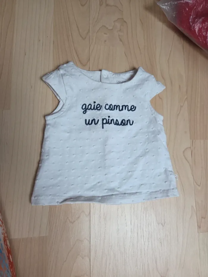 Tee shirt okaidi 3mois fille