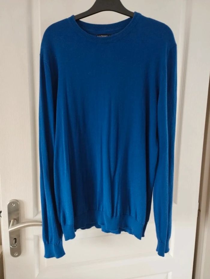 Pull homme col rond bleu taille M In Extenso - photo numéro 9