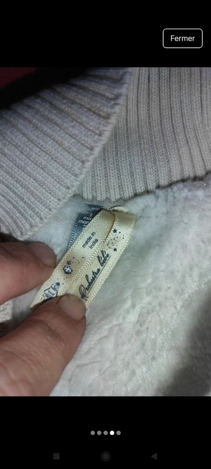 Très beau gilet bébé e15 - photo numéro 4
