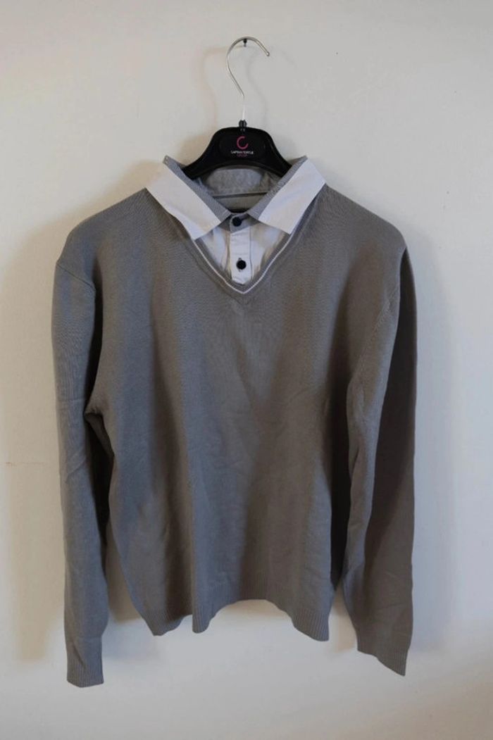 C54 pull gris Armand Thiery L